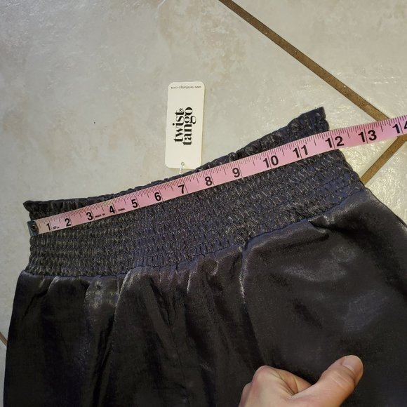 Junie Skirt Metallic Extra Long Skirt - Picture 4 of 6